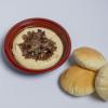 حمص مع شاورما اللحم Hummus with Beef Shawarma